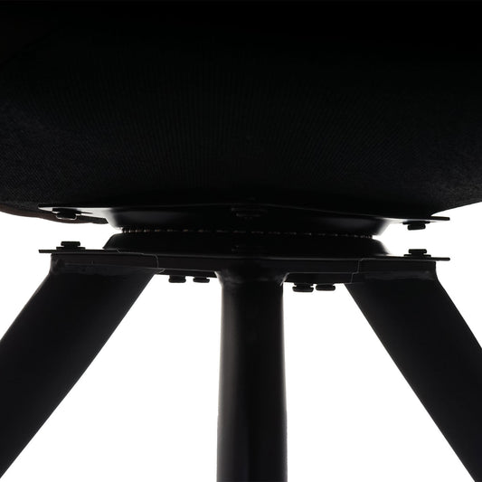 Cosmo Casa - Set van 6 Eetkamerstoelen - Swivel - Textiel - Crème