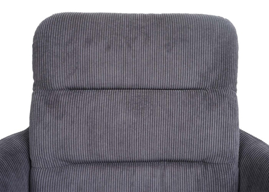 Cosmo Casa - Set van 6 Eetkamerstoelen - Swivel - Snoerlook - Grijs