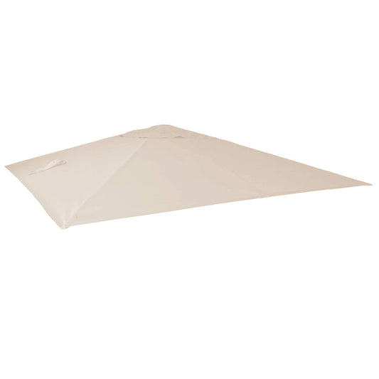 Cosmo Casa - Vervanghoes - Parasolhoes - Polyester - Crème - 3,5×3,5 m (Ø 4,95 m) - 4 kg