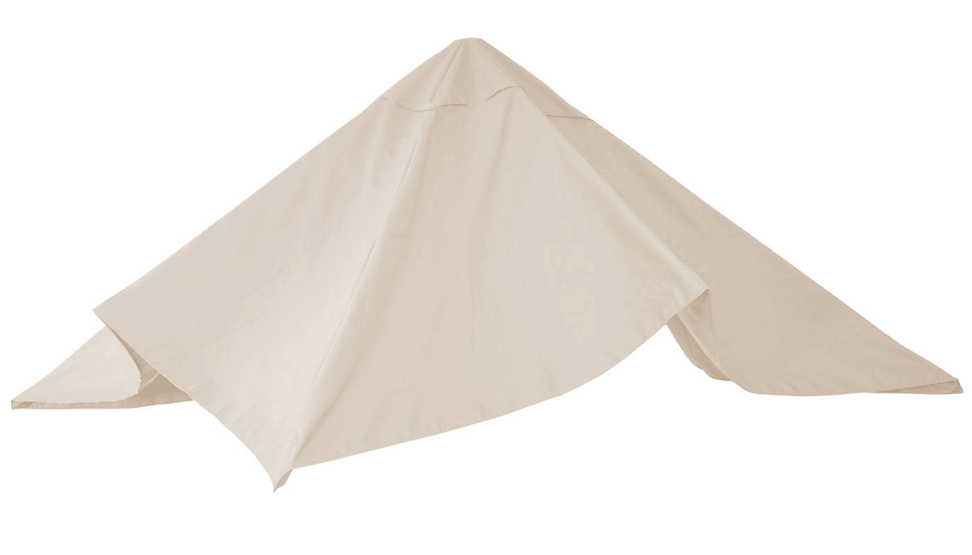 Cosmo Casa - Vervanghoes - Parasolhoes - Polyester - Crème - 3,5×3,5 m (Ø 4,95 m) - 4 kg