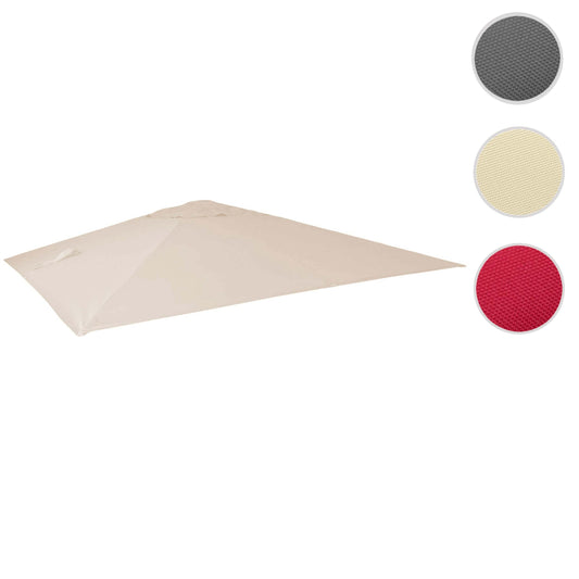 Cosmo Casa - Vervanghoes - Parasolhoes - Polyester - Crème - 3,5×3,5 m (Ø 4,95 m) - 4 kg