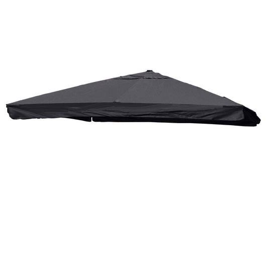 Cosmo Casa - Vervanghoes - Met flap - Polyester - Antraciet - 3×3 m (Ø 4,24 m) - 3 kg