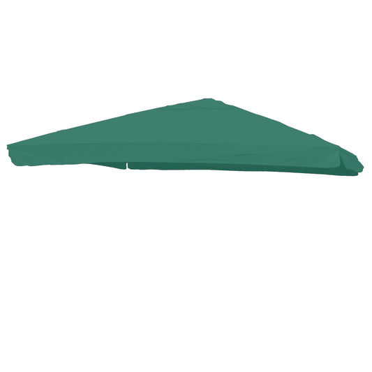 Cosmo Casa - Vervanghoes - Met flap - Polyester - Donkergroen - 3×3 m (Ø 4,24 m) - 3 kg