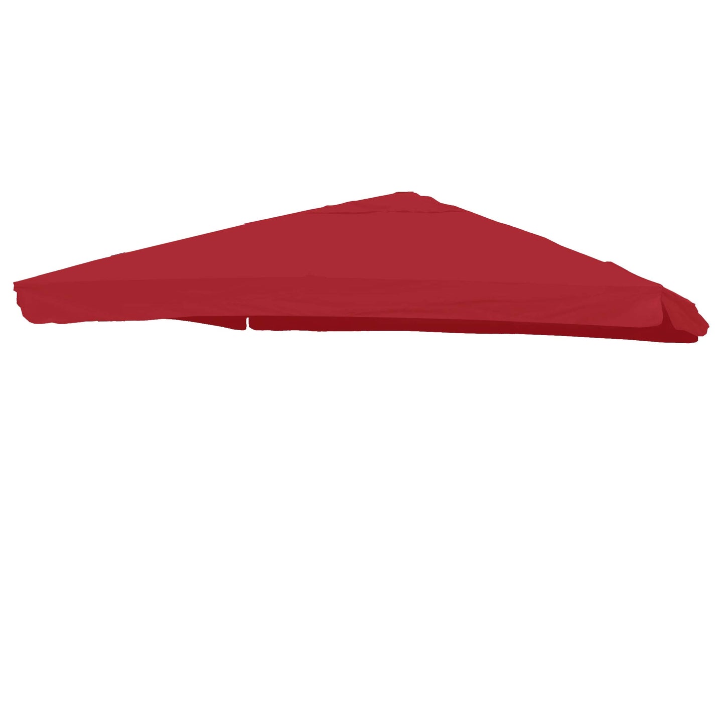 Cosmo Casa - Vervanghoes - Met flap - Polyester - Bordeauxrood - 3×3 m (Ø 4,24 m) - 3 kg