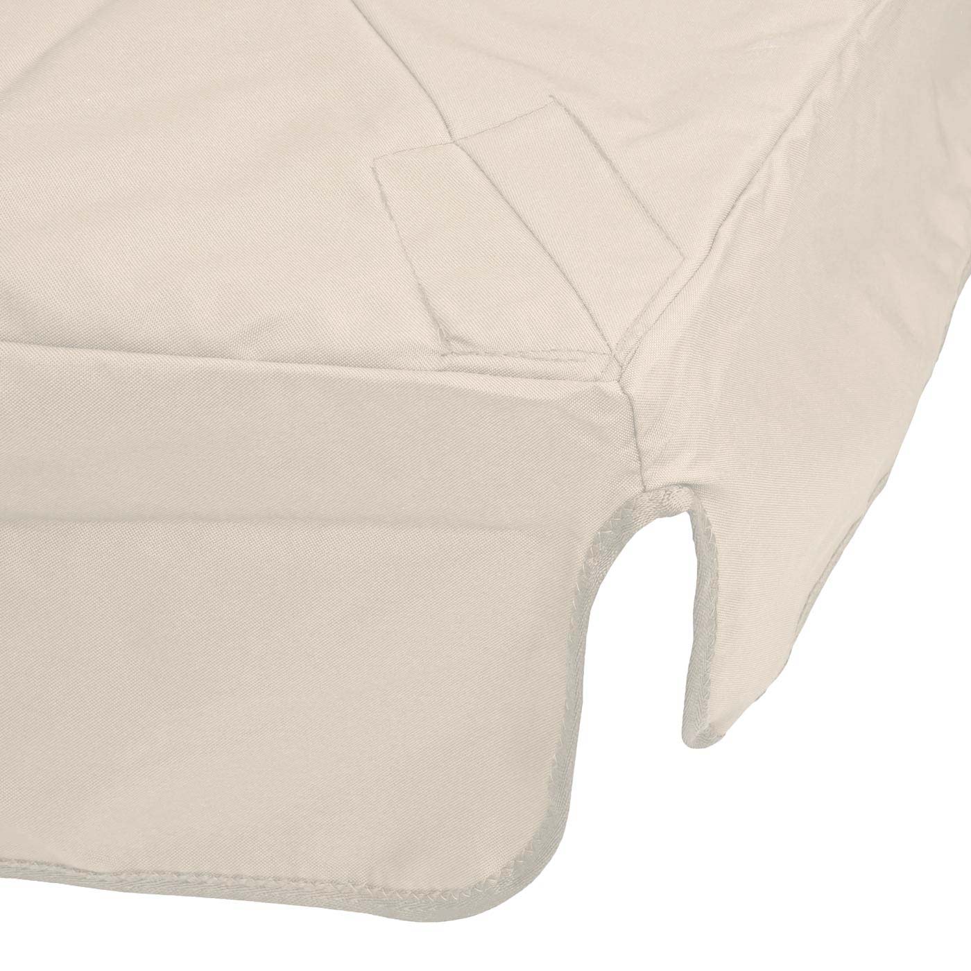 Cosmo Casa - Vervanghoes - Met flap - Polyester - Crème - 3×3 m (Ø 4,24 m) - 3 kg