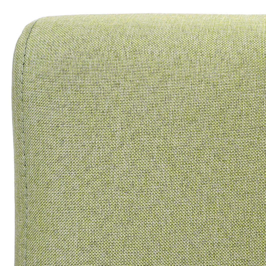 Cosmo Casa - Set van 2 Eetkamerstoelen - Lounge - Textiel - Groen