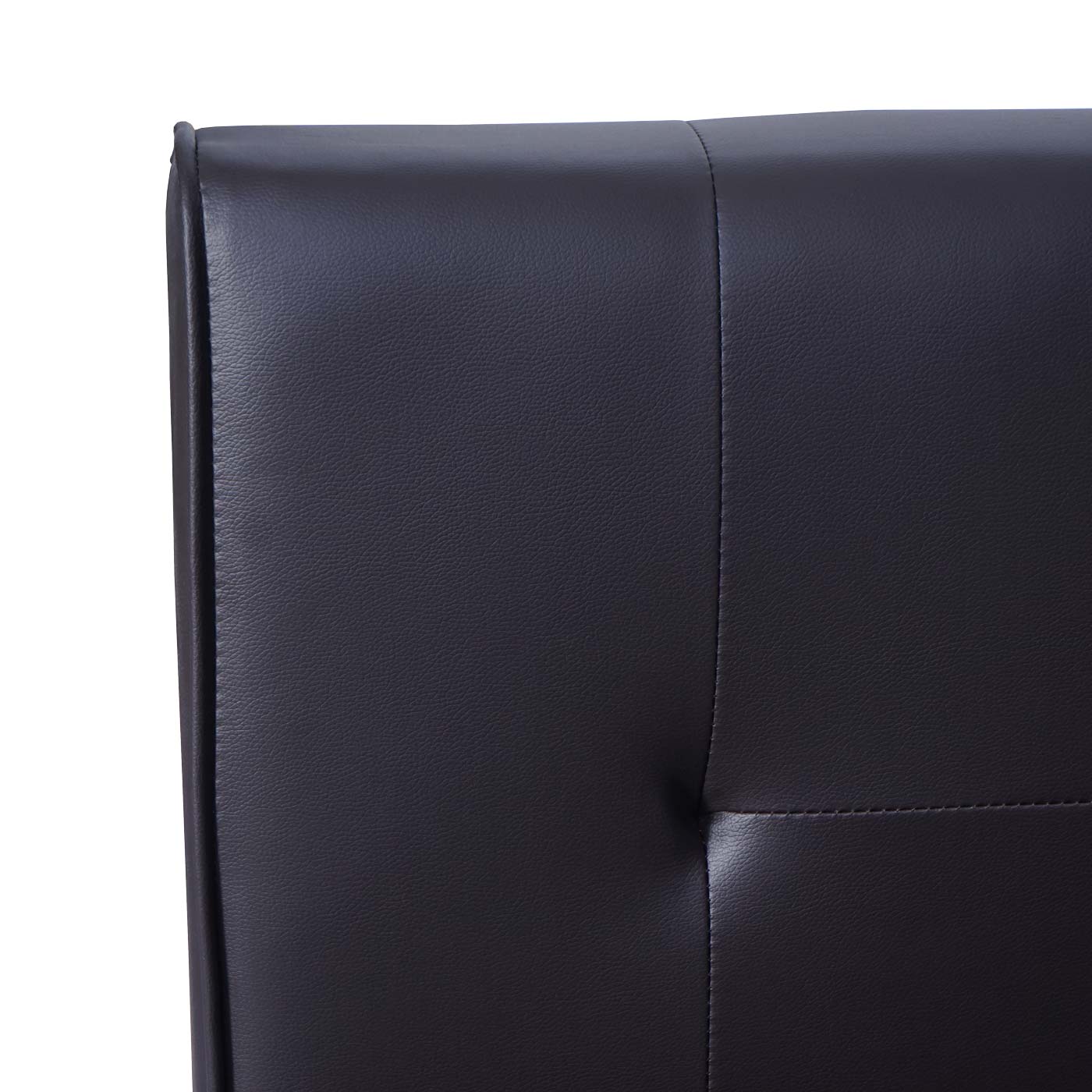 Cosmo Casa - 3-zitsbank - Bekerhouder - Kunstleer - Bruin - 97×166 cm