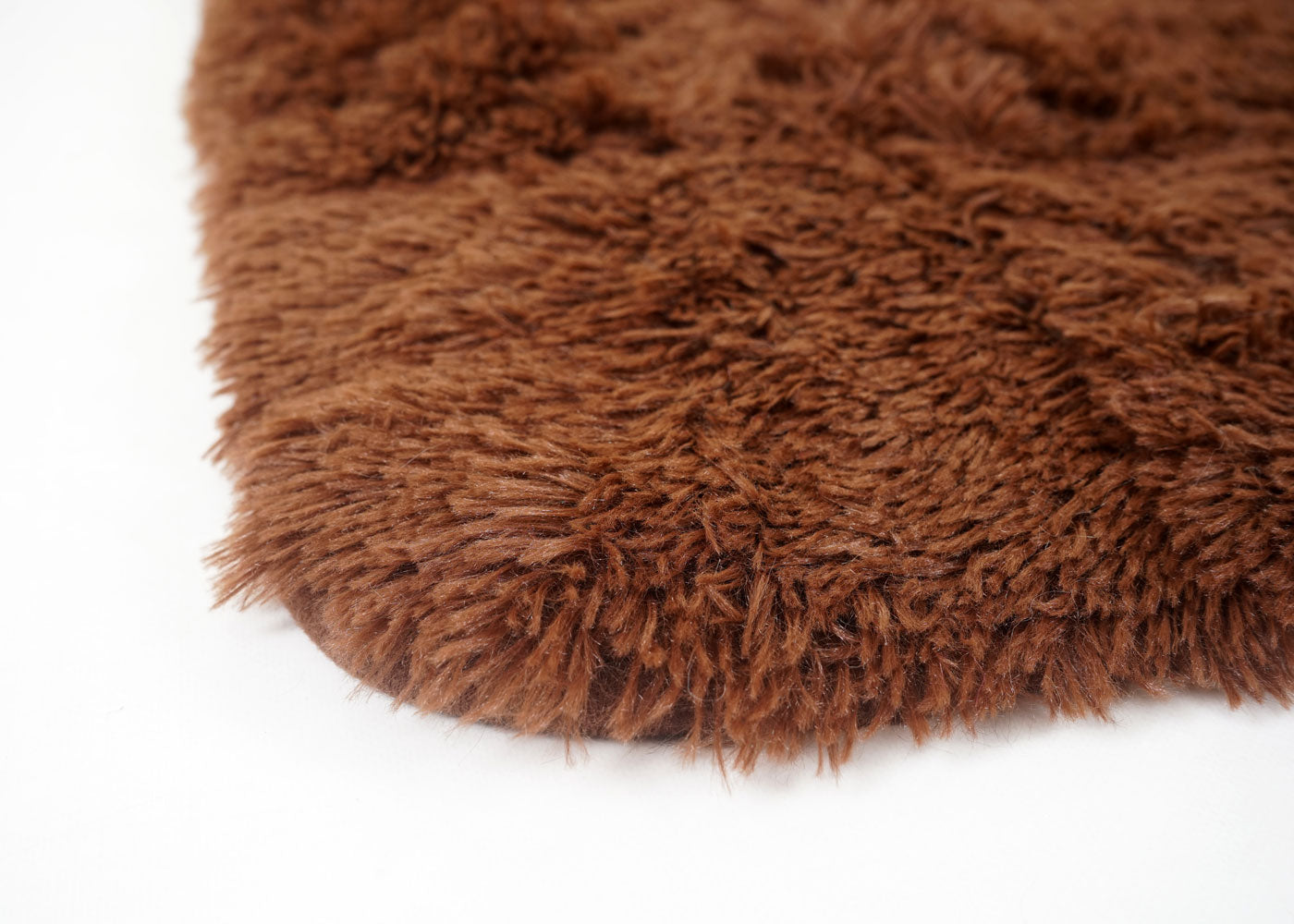 Cosmo Casa - Tapijt - Shaggy Runner - Textiel - Donkerbruin - 160×120 cm