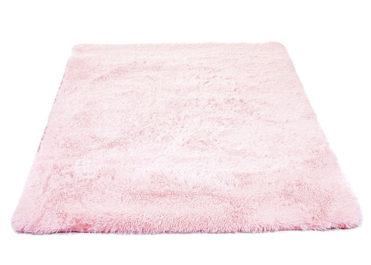 Cosmo Casa - Tapijt - Shaggy Runner - Textiel - Roze - 200×140 cm