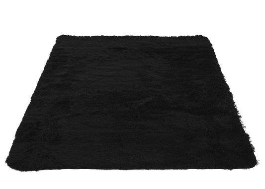 Cosmo Casa - Tapijt - Fluffy Soft - Textiel - Zwart - 230×160 cm
