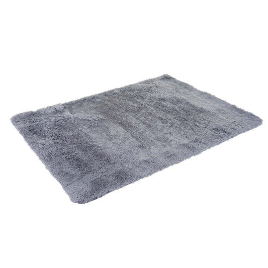 Cosmo Casa - Tapijt - Fluffy Soft - Textiel - Grijs - 230×160 cm