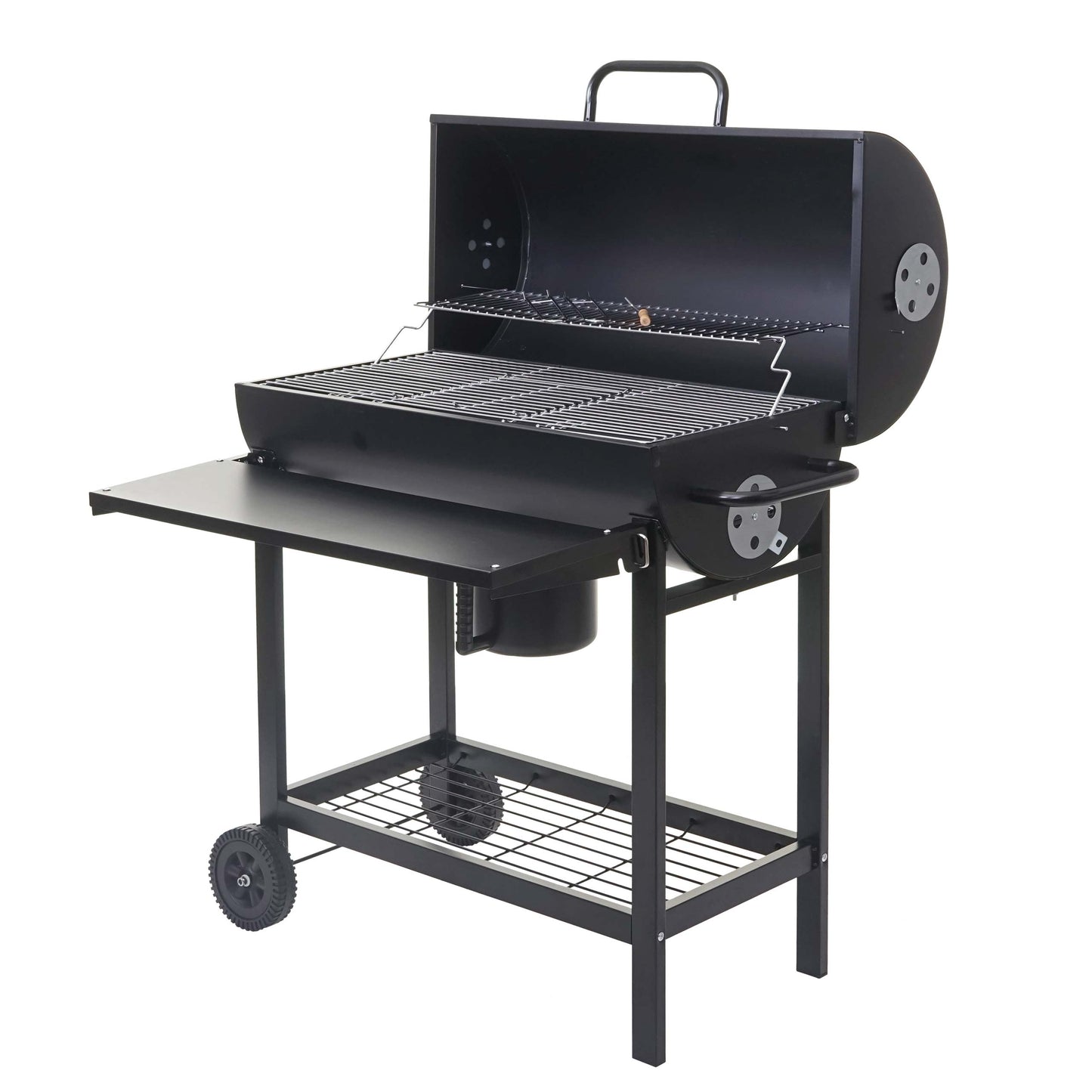Cosmo Casa - Grillwagen - Houtskool - Staal - Zwart - 103×93×70 cm