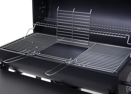 Cosmo Casa - Grillwagen - Houtskool - Staal - Zwart - 103×93×70 cm