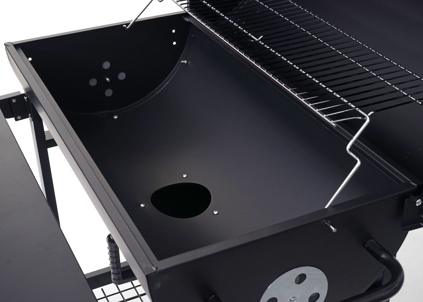 Cosmo Casa - Grillwagen - Houtskool - Staal - Zwart - 103×93×70 cm