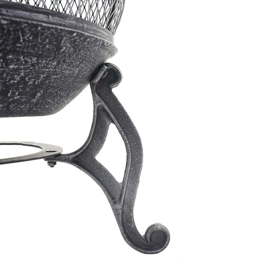 Cosmo Casa - Terraskachel - Vuurkorf - Gietijzer - 11,7 kg - 91×42×42 cm