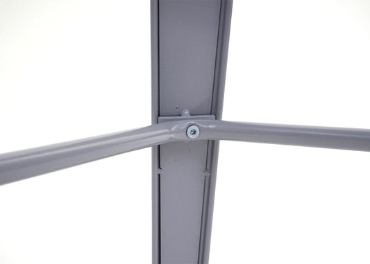 Cosmo Casa - Hoge tafel - Bistro - Metaal & Hout - Grijs - 107×60×60 cm