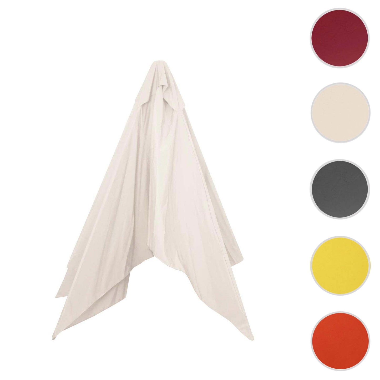 Cosmo Casa - Parasolhoes - Vervangend - Polyester - Crème - 3 m