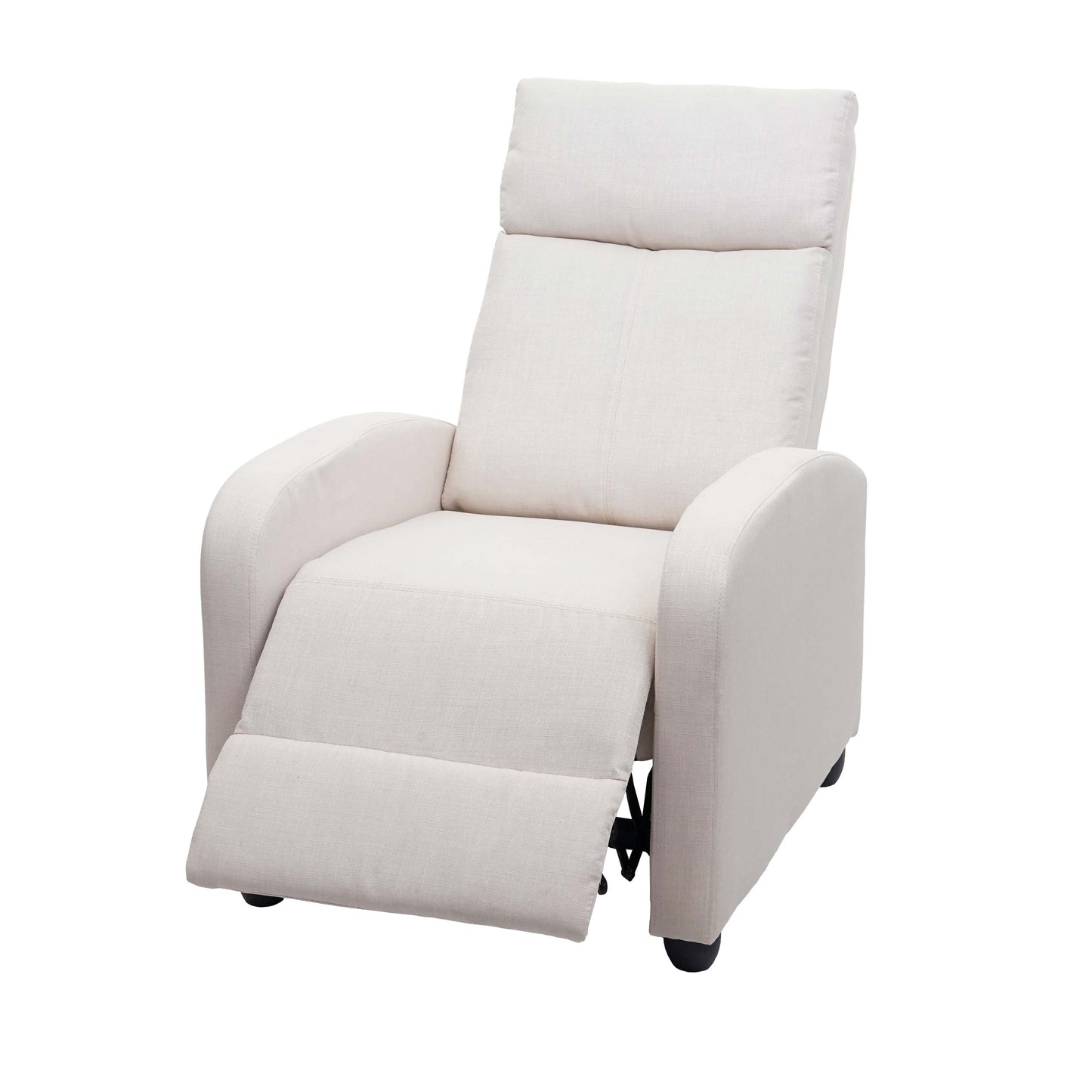Cosmo Casa - TV-fauteuil - Verstelbaar - Textiel - Crème
