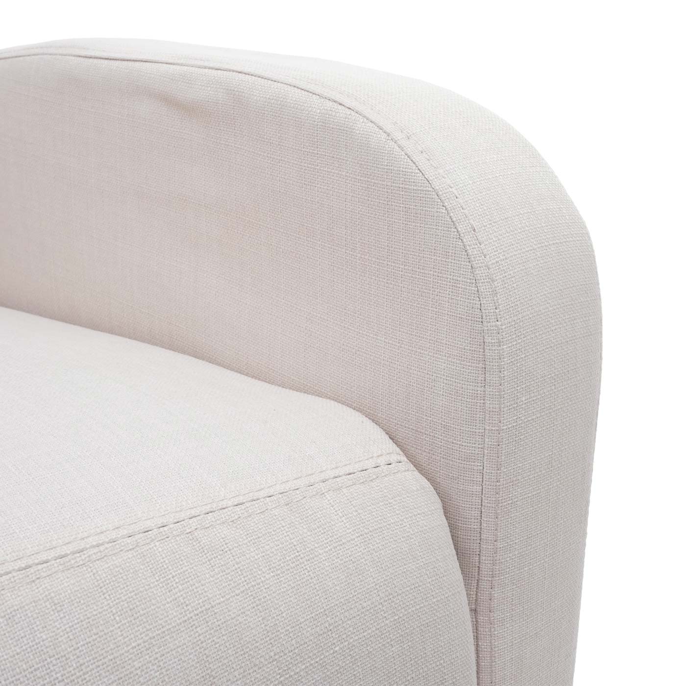 Cosmo Casa - TV-fauteuil - Verstelbaar - Textiel - Crème