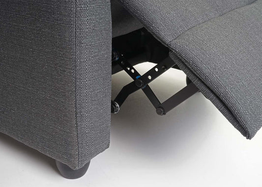 Cosmo Casa - TV-fauteuil - Verstelbaar - Textiel - Lichtgrijs