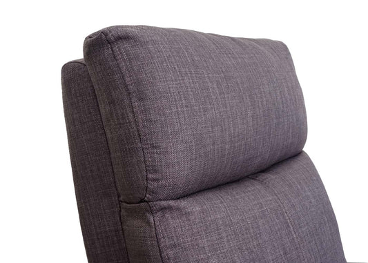 Cosmo Casa - TV-fauteuil - Verstelbaar - Textiel - Grijsbruin
