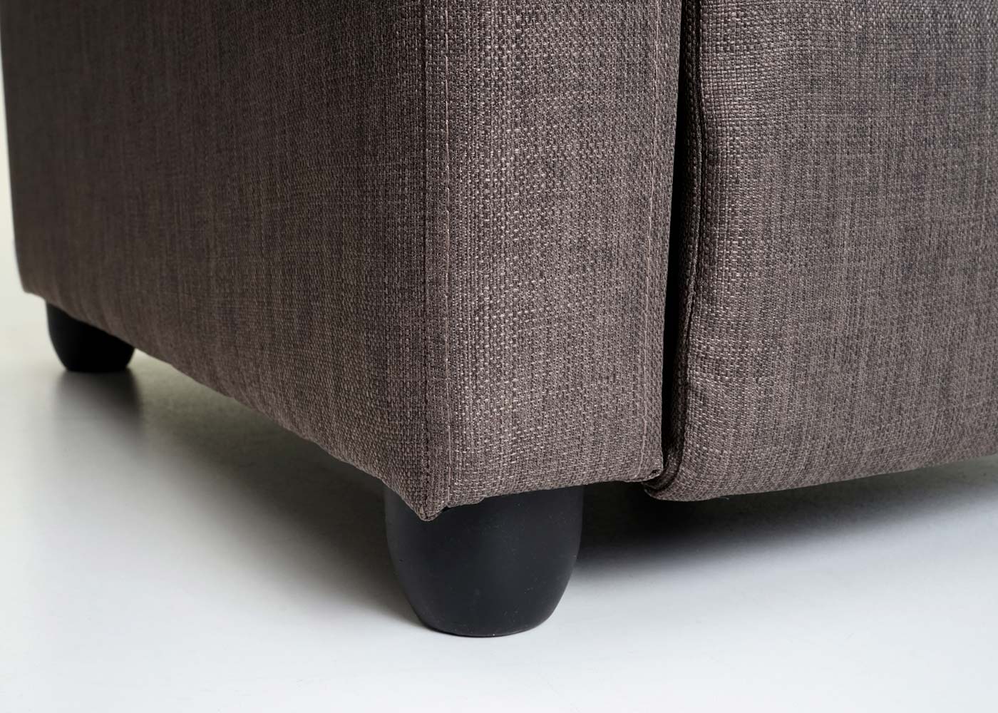 Cosmo Casa - TV-fauteuil - Verstelbaar - Textiel - Grijsbruin