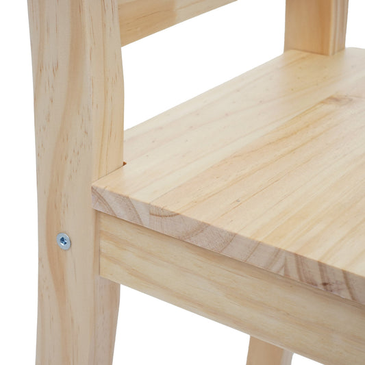 Cosmo Casa - Eetkamerset - Landhuis - Massief hout - Grenen geglazuurd - 110 cm