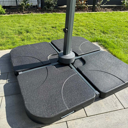 Cosmo Casa - Parasolstandaard - Vulbaar - Metaal - Tot 100 kg