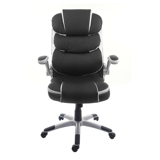 Cosmo Casa - Bureaustoel - Directie - Kunstleer - Zwart