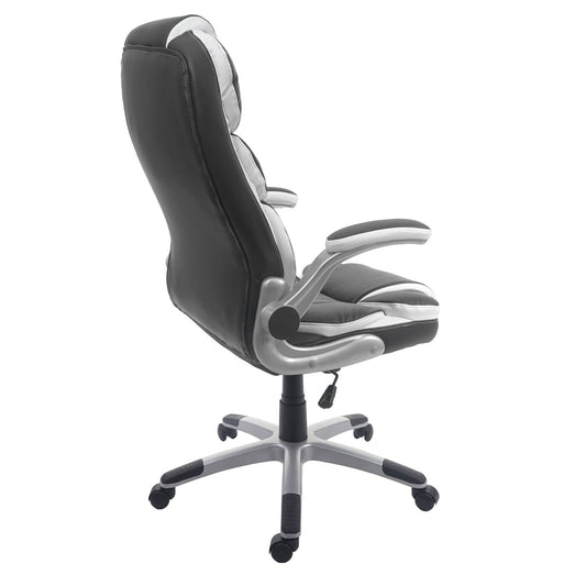 Cosmo Casa - Bureaustoel - Directie - Kunstleer - Zwart