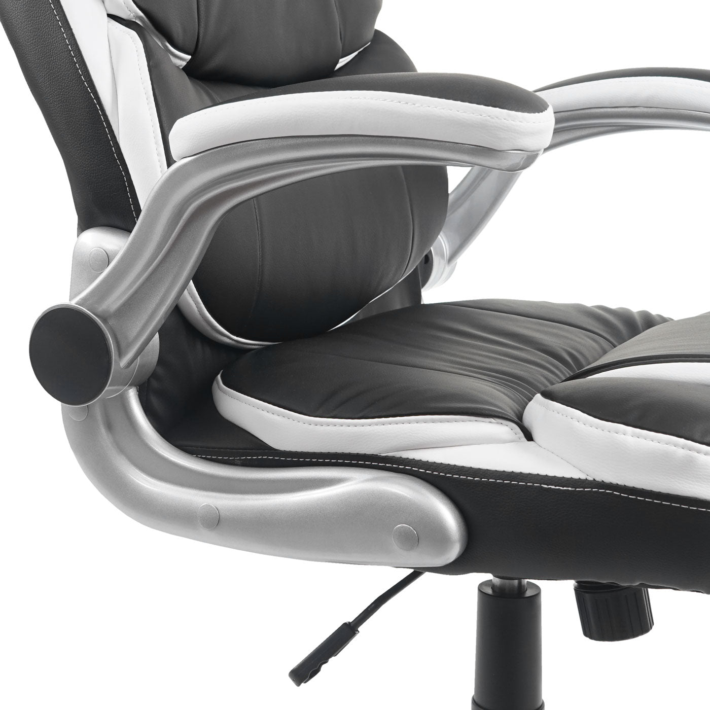 Cosmo Casa - Bureaustoel - Directie - Kunstleer - Zwart