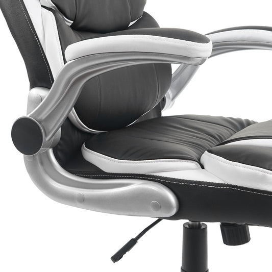 Cosmo Casa - Bureaustoel - Directie - Kunstleer - Zwart