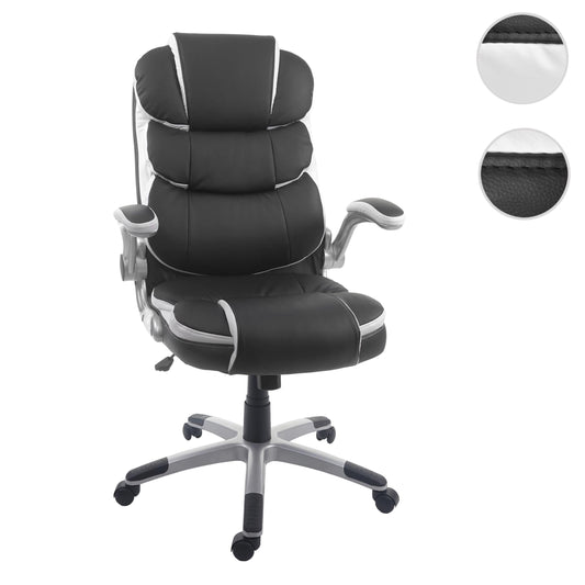 Cosmo Casa - Bureaustoel - Directie - Kunstleer - Zwart