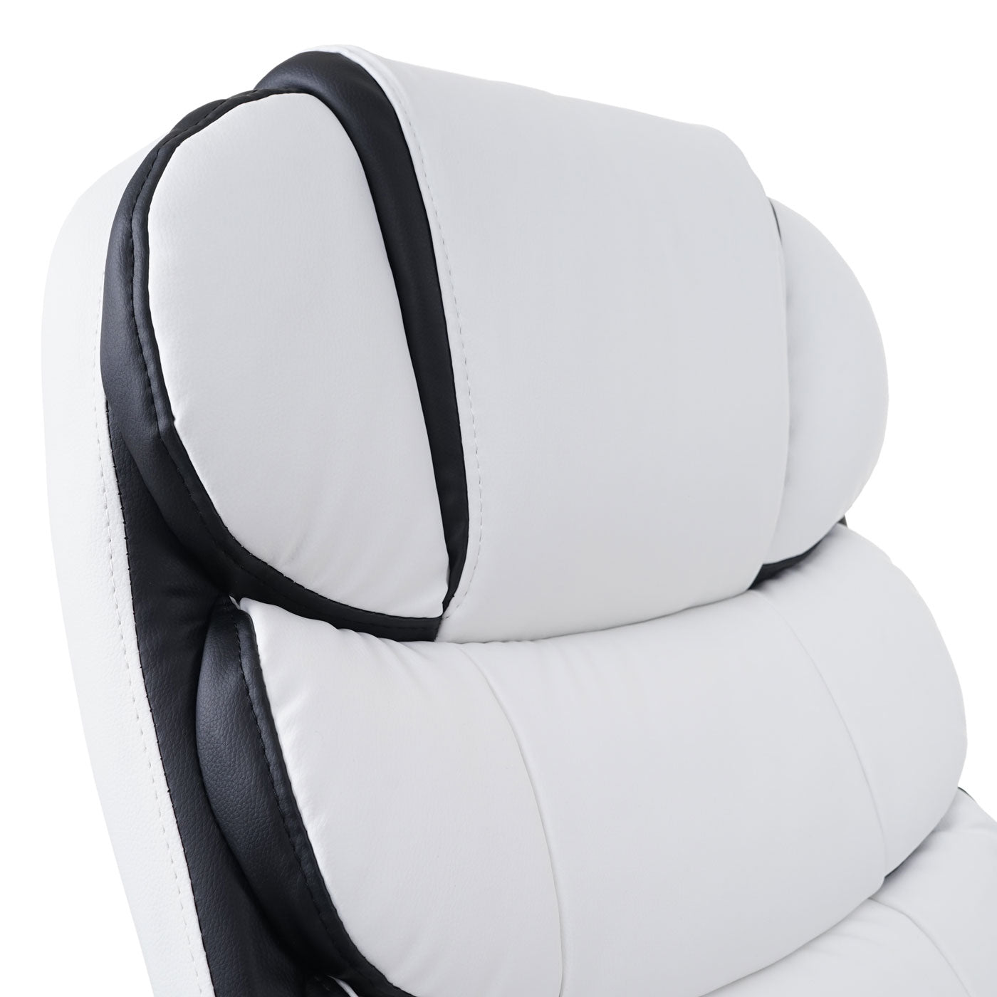 Cosmo Casa - Bureaustoel - Directie - Kunstleer - Wit