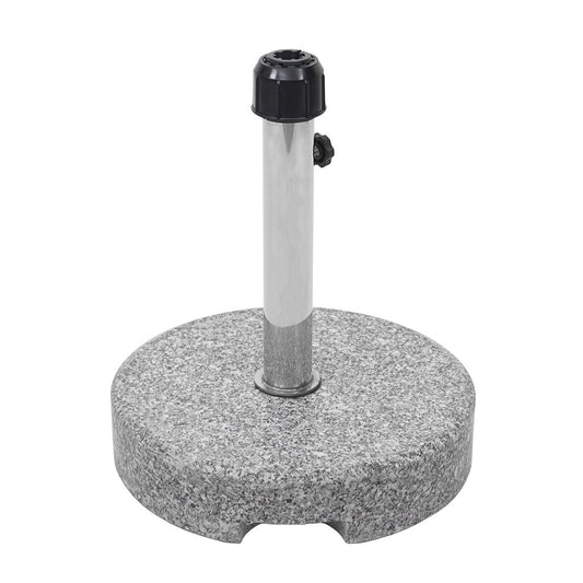Cosmo Casa - Parasolstandaard - Paraplubak - Graniet - Grijs - Rond - 24 kg