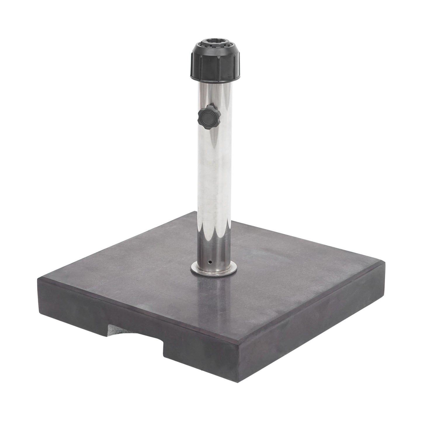 Cosmo Casa - Parasolstandaard - Paraplubak - Graniet - Zwart - Vierkant - 24 kg