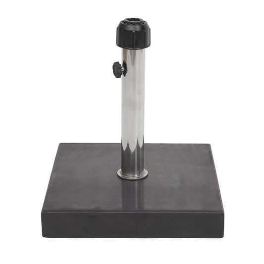 Cosmo Casa - Parasolstandaard - Paraplubak - Graniet - Zwart - Vierkant - 24 kg