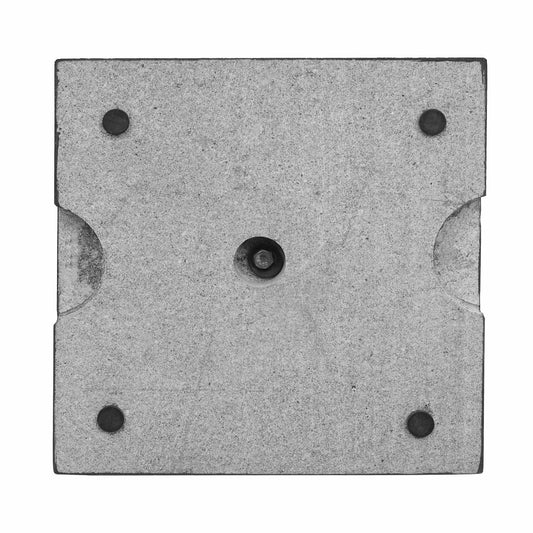 Cosmo Casa - Parasolstandaard - Paraplubak - Graniet - Zwart - Vierkant - 24 kg