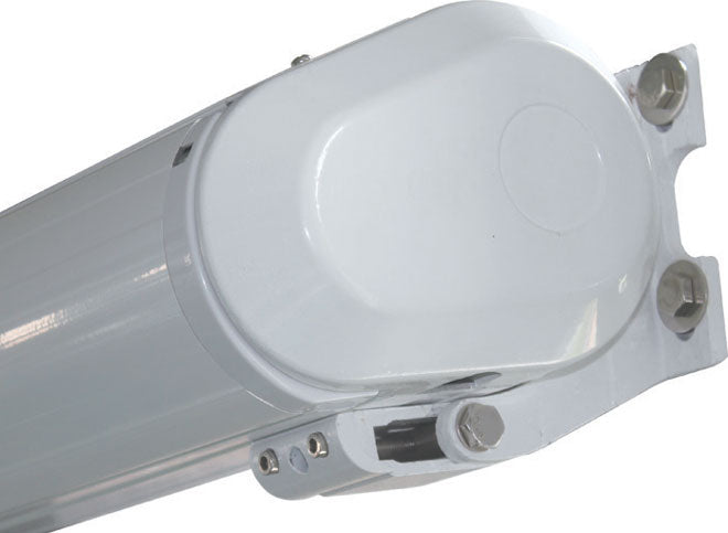 Cosmo Casa - Elektrisch cassettescherm - Volledige cassettevolant - Polyester - Geel/wit - 4,5 x 3 m