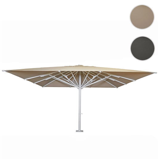 Cosmo Casa - Restaurantparasol - XXL - Polyester & Aluminium - Beige - 5×5 m (Ø 7,2 m) - 75 kg
