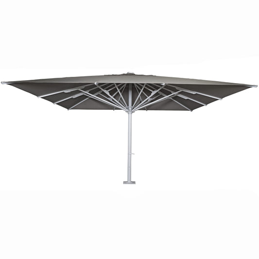 Cosmo Casa - Restaurantparasol - XXL - Polyester & Aluminium - Antraciet - 5×5 m (Ø 7,2 m) - 75 kg