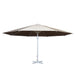 Cosmo Casa - Parasol - Zonder voet - Polyester & Aluminium - Crème-Beige - 5 m