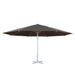 Cosmo Casa - Parasol - Zonder voet - Polyester & Aluminium - Antraciet - 5 m