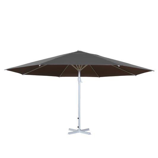 Cosmo Casa - Parasol - Zonder voet - Polyester & Aluminium - Antraciet - 5 m