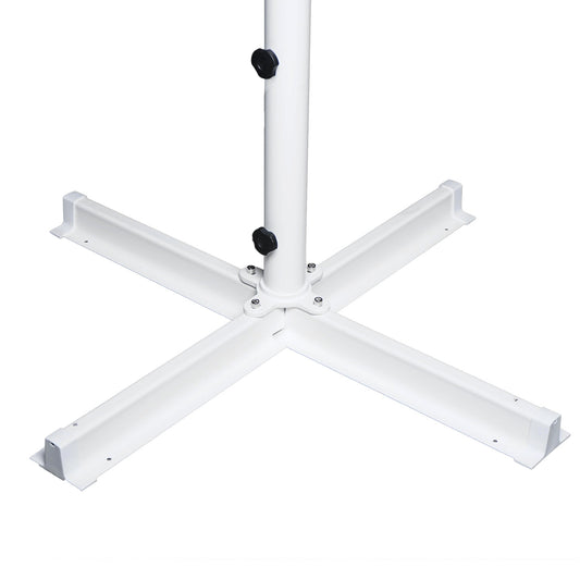 Cosmo Casa - Parasol - Zonder voet - Polyester & Aluminium - Antraciet - 5 m