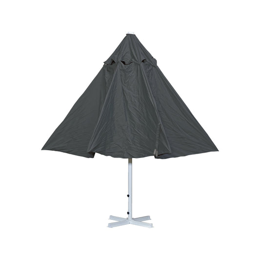 Cosmo Casa - Parasol - Zonder voet - Polyester & Aluminium - Antraciet - 5 m