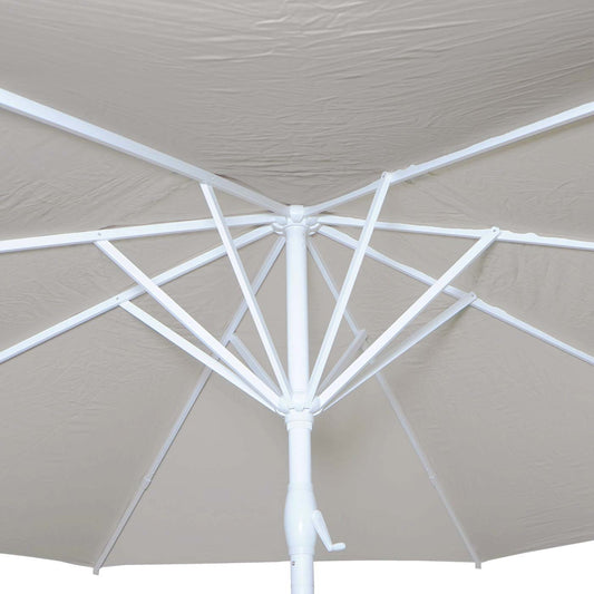 Cosmo Casa - Parasol - Zonder voet - Polyester & Aluminium - Rood - 5 m