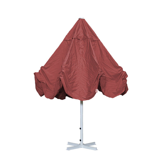 Cosmo Casa - Parasol - Zonder voet - Polyester & Aluminium - Rood - 5 m