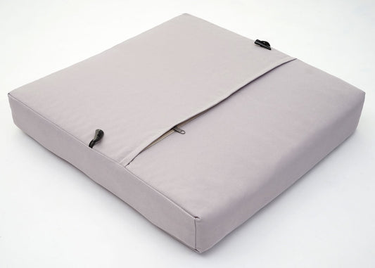 Cosmo Casa - Set van 2 Krukken - Bistro - Polyrotan - Zwart & Lichtgrijs