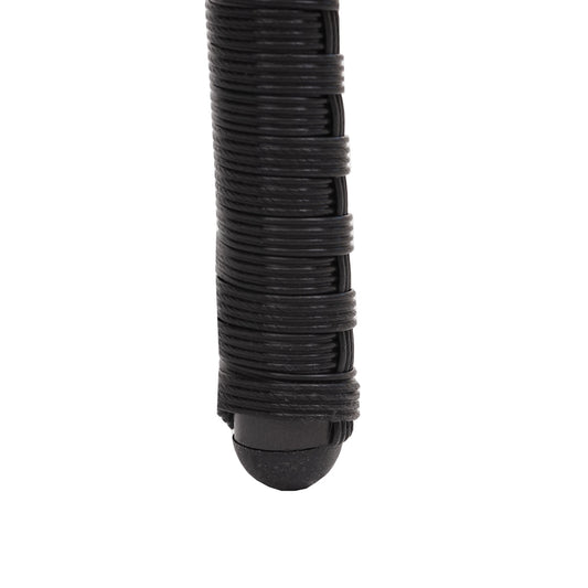 Cosmo Casa - Set van 2 Stoelen - Stapelbaar - Polyrotan - Zwart & Donkergrijs